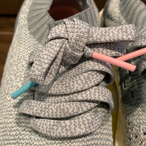 Adidas WMN Ultra Boost Uncaged Running Shoes US5.5 Light Grey/Baby Blue & Pink - Picture 7 of 12